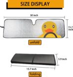 Windshield Sun Shade for Jeep Wrangler TJ JK JL & Gladiator JT 2/4 Door,Duck Sun Shade,Sunshade Windshield for Jeep Wrangler - Image 2
