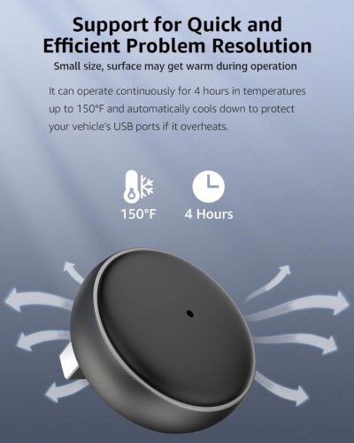 Wireless CarPlay Adapter, 2026 Upgraded Enhanced 50% Smaller, Convert Wired to CarPlay Wireless, Plug & Play Adapter, Fast Auto-Connect, No Latency, Compact Design for Apple iPhone iOS 10+ - Image 9