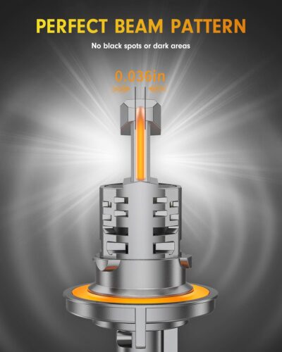 FAHREN Latest & Brightest 9007 led Bulbs, (1200%) 12X Brighter 80,000LM Ultra Brightness HB5 bulbs, 6500K Cool White, IP68 Waterproof, Plug-N-Play, Pack of 2, HID bulbs,1:1 Size Replacement - Image 3