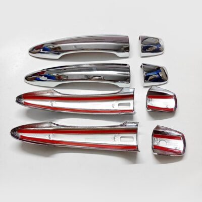 Chrome Exterior Door Handle Cover Trim for Nissan Altima Sentra 2020-2025 X-Trail T33 Rogue 2021-2024 Qashqai Accessories Decor (with Smart Key Holes) - Image 3