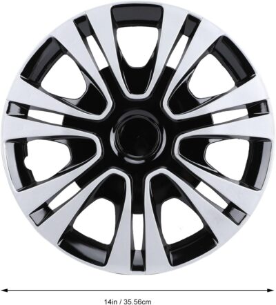 4 Pcs Car Wheel Hub Cap, Hub Caps 14 Inch Hubcaps Set Stylish Hubcap Wheel Covers Universal for Cars Truck SUV - Image 3
