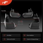 A-Premium Set of 4PCS Mud Flaps Splash Guards Mudguards Mudflaps Compatible with Honda Civic 2017 2018 2019 2020 2021, Hatchback, Front and Rear (Driver & Passenger Sides) - Image 3