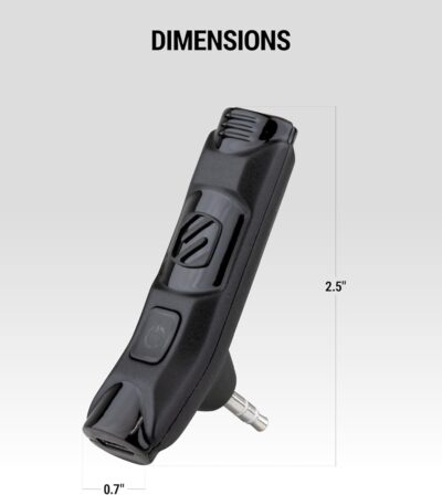 Scosche BTAXS2 Hands-Free Audio Kit, Bluetooth Receiver for Car Stereo with Noise Cancelling and Relocation Mount, 3.5mm Bluetooth Adapter for Car Radio AUX input Compatible with Siri/Google Assistant - Image 7