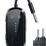 2026 Upgraded Pro Bluetooth 6.0 Transmitter Receiver|Bluetooth Adapter for TV/Airplane/Gym to Wireless Headphones/All Airpods,Dual Link & Low Latency,Wireless Adapter for Car/Home Stereo