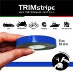 4R Quattroerre.it 10498 Trim Stripes Adhesive Strips for Cars, Blue, 10 mm x 10 mt - Image 2