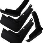 Car Front Mudguards Mudflaps Kit for 2021 Golf Edition Soft Rubber Mud Flaps Splash Guards Vehicle Sediment Protection Set