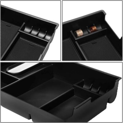 DNA MOTORING ZTL-Y-0008 Center Console Armrest Organizer Tray [for 07-19 Tundra],Black - Image 3