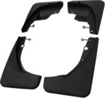KEYOOG Front & Rear Mud Flaps Splash Guards Fit for 2011-2021 Je-ep Grand Cherokee (Wk2) - Not Fit Submodel Str, Str-8, Summit, 4-Pc Set Mud Guards Splash Guard Black -Without Rock Rails, CMFJE2001 - Image 2