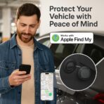 Magnetic Hidden GPS Tracker for Vehicles – 365 Days Battery Life, No Subscription, Car Tracker Device Hidden (Android Tracker) - Image 8