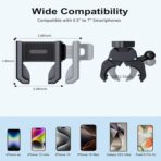 Vitog Motorcycle Bike Phone Holder with Waterproof Pouch, 360° Rotatable Clip, No Camera Blocking, Rainproof Protection, Bike Phone Mount with Stable Grip, Universal Fit for Motorcycle/Scooter/ATV - Image 7