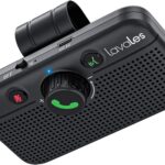 Bluetooth 5.3 Car Speaker, Handsfree Wireless Bluetooth Speaker Kit for Cell Phone, Support Siri & Google Voice Assistant, Motion Auto On, Wireless Audio Car Kit Speakerphone with Visor Clip