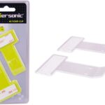 Hypersonic Car Windshield Parking Tickets Holder Transparent Auto Accessories Clip 2PCS