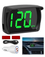 Universal GPS Speedometer HUD Display for Car, Real-Time MPH Digital Speed, MPH Warning Car GPS Overspeed Alarm Speedometer with LED Large Font Display+USB Cable Plug for Truck Motor SUV All Vehicles - Image 7