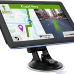 GPS Navigator for Car Truck RV,7 inch Touch Screen Latest 2026 Map, Real Voice Spoken Turn-by-Turn Direction Reminding Navigation System, Vehicle GPS with Speed and Red Light Warning