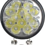 36W 5.7inch Round LED Headlights Work Lights Driving Light Bar for Off-road Vehicle, ATV, SUV, 4X4 Boat（6336）