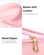 Travel Clear Makeup Bag Set for Women, 3 Pack Travel Size Toiletry Bag with Zipper Small Makeup Pouch for Purse Waterproof Portable Cosmetic Case Compact Car Organizer Storage Bag (Pink Set) - Image 6