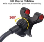 Phone Holders for Your Car: Windshield Phone Mount with Long Arm, 360° Rotation Strong Suction Cell Phone Car Mount, Anti-Shake Stabilizer for iPhone, Samsung, All Smartphones - Image 7