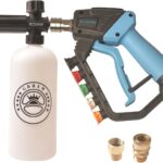 GDHXW 5000 PSI High Power Pressure Washer Gun with Swivel,with Foam Cannon 2 Adapter 5 Pressure Washer Nozzles