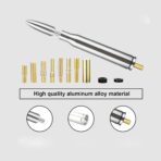 Chrome Antenna 50 Cal Car Truck Bullet Antenna Truck Accessories Universal Replacement for GMC Sierra 1500 Chevy Dodge Ram Silverado 1500 2500 3500 Ford F150 F250 F350 (Chrome) - Image 5