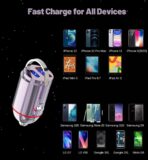 USB Car Charger Adapter Fast Charging PD45W+QC3.0 Dual Port Cigarette Lighter Charger for iPhone 17/16/15/14/13/12/11/Pro Max, iPad, Samsung Galaxy S25 S24/S23/S22/S21, Pixel, Android - Purple - Image 4