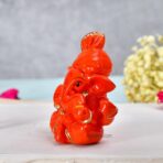 Ganesha Idol for Car Dashboard Ganesha Murti Ganpati Idol for Home Decor Puja Lord Ganesh Statue Gift for Office Desk Puja Room Figurine (Murti-A-Mukut-2) - Image 3