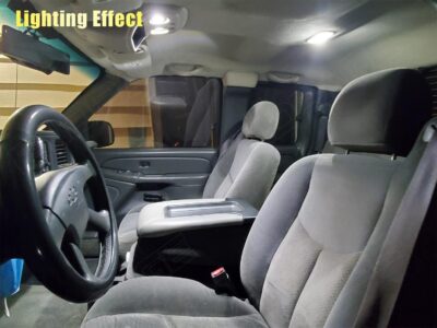 9-Pieces White LED Interior Light Kit for Chevrolet Colorado/GMC Canyon 2004 2005 2006 2007 2008 2009 2010 2011 2012 LED Lighting Package + Cargo Lights, License Plate Lights, Install Tool - Image 3