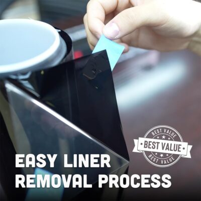 United Universal Black 1Ply Window Tint Film - 24" x100', 35% VLT Dyed PET Film, Deep Black Shade, 99% UV Block, Privacy & Interior Protection Film for Car, Truck, SUV, Home – Heat & Glare Control - Image 8