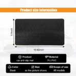 Car Dashboard Anti-Slip Mat, 10.6"×5.9" Universal Car Dash Sticky Rubber Mat, Multifunctional Non-Slip Adhesive Pad Auto Dash Gripping Mat for Cell Phones, Keys, Coins, Sunglasses (Car Textures) - Image 2
