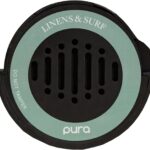 Pura Car Scent Refill - Fragrance for Pura Car Diffuser - Clean & Safe Luxury Diffuser Scent - Long-Lasting Fragrance for 30 Days of Aroma - Linens & Surf