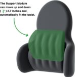 Lumbar Support Pillow for Office Chair Car Back Support Pillow, 45D slow rebound memory foam Gaming Chair Desk Chair Back Cushion for Lower Back Pain Relief, Dynamic support module,Ergonomic Back Rest - Image 3