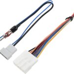 RED WOLF Car Radio Wiring Harness W/Antenna Adapter Select for 2008-2013 Nissan Armada Pathfinder Rogue, 2011-2014 Subaru Impreza Install Aftermarket 20 PIN Stereo Wire Cable Connector Adaptor