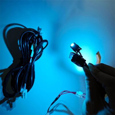 L2R for Toyota Land Cruiser Prodo 250 LC250 (2024-2026) Under Dash LED Footwell Ambient Light Kit Multicolor ABS Car Interior Accessories 4 PCS (Ice Blue) - Image 5