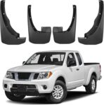 BDFHYK Mud Flaps Splash Guards Mudguards Mudflaps Compatible with Nissan Frontier 2005-2022 4PCS Front & Rear Side