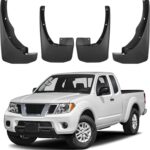 BDFHYK Mud Flaps Splash Guards Mudguards Mudflaps Compatible with Nissan Frontier 2005-2022 4PCS Front & Rear Side