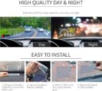 RED SHIELD Universal Head Up Display HUD Reflective Windshield Film 7.5" for All Car Makes and Models. Premium Quality High Definition HD Clarity. Compatible with All HUD Units and Smartphones. 2 PK - Image 5
