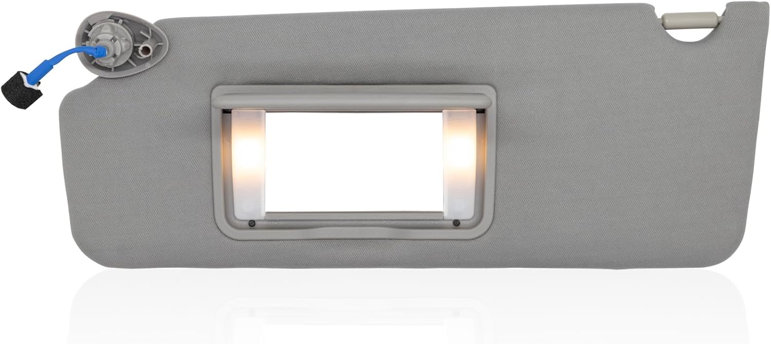 61wX8-qoWrL._AC_SL1500_.jpg NHILES Left Driver Side Sun Visor Fits for Honda Pilot 2016-2022 Honda Ridgeline 2018-2020 Replacement Sun Shade # 83280-TG7-A12ZB (Wisteria Light Gray) - Image 1