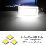 iJDMTOY Super Bright 2W High Power Xenon White Full LED Trunk Cargo Area Light Assembly Compatible With Dodge Challenger Charger Dart Magnum Chrysler 200 300 Sebring, Powered by 18-SMD LED Diodes - Image 2