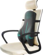 High Back Support for Office Chair Fully Support Entire Back for Comfort,Pain Relief and Posture Improved- Memory Foam Lumbar Support Pillow for Office Chair,Recliner