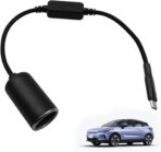 USB C to 12V Adapter/18W Type C Male to 12V Cigarette Lighter Socket Female Cable, GPS, Dash Cam, Car Led Light Strips etc Power line