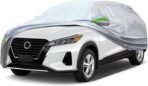 Full Car Cover Universal 6 Layers Outdoor Thicked All Weather Cover, Sunshield, Waterproof, Snow Proof, UV Proof, Scratch Proof, Bird Droppings, 6 Reflective Strips, Fits SUVs up to 180"