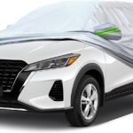 Full Car Cover Universal 6 Layers Outdoor Thicked All Weather Cover, Sunshield, Waterproof, Snow Proof, UV Proof, Scratch Proof, Bird Droppings, 6 Reflective Strips, Fits SUVs up to 180"