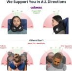 Cabeau Travel Essential Neck Pillow - Fits Most Neck Sizes (11-21 inches) - Evolution X Three Ways to Adjust for Ultimate Comfort on Long Flights (Turquoise) - Image 7