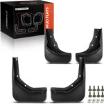 A-Premium Set of 4PCS Mud Flaps Splash Guards Mudguards Mudflaps with Hardware Kits Accessory Compatible with Ford Escape 2013-2019, (w/o Fender Flares), Black Color, Front LH RH and Rear LH RH