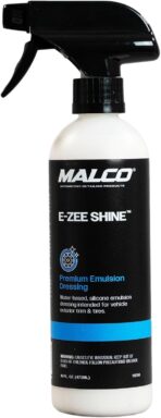 Malco E-ZEE Tire Shine Spray – Premium Emulsion-Style Dressing for All Vehicle Tires/Produces Deep Glossy Shine / 16 oz. (118116)