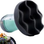 Flow Tire Shine Applicator with Reservoir - No-Drip, Streak-Free, Reusable Detailing Sponge for Car Care