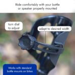 ABC by BiKASE - Any Bottle Cage, Bike Water Bottle Holder - Fits Any Bottle, Container, Speaker, Bicycle Bottle Holder for Frame or Handlebar - Image 5