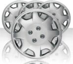 Set of 4 15" Push-on Silver Hubcaps for Honda Accord 1998-2002 - Image 2