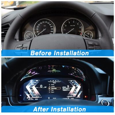 12.3 inch Digital Speedometer Replacement with HUD for 2011 2012 2013 2014 2015 2016 2017 BMW 5 Series F10 F11 F18 LCD car Dashboard Digital Gauge Instrument Cluster Digital Panel - Image 2