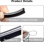 Car Interior Trim Strips,Universal 33ft Car Electroplating Decoration Styling Door Dashboard, Flexible Interior Trim Accessories with Installing Tool(Silver) - Image 3