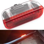 NJSBYL Led Door Panel Courtesy Lights for Atlas Arteon CC Eos Jetta MK5 MK6 Pasat-B6 NMS Golf MK7 Rabbit Footwell Step Welcome Light Side Door LED Projector Lamps White - Image 3